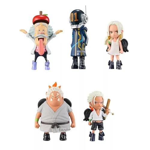Banpresto One Piece WCF Egghead: Character Vol4 7cm (12pz) - Sammelfigur mit 12 einzigartigen Charakteren aus One Piece, ideal für Sammler und Fans der beliebten Anime-Serie.