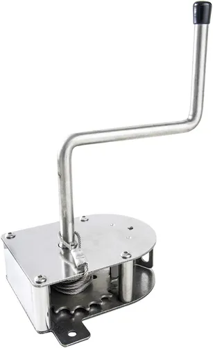 Schneider Kurbel 3 m Edelstahl für max. 40 kg - Grill-Werkzeuge: Robuste Edelstahlkurbel mit 3 m Länge, ideal für müheloses Heben und Senken von Grillrost oder -zubehör.