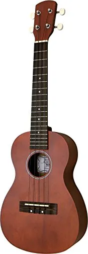 GEWA Concert Ukulele Almeria – rotbraun – Linde-Korpus – 378 mm Mensur – Pakkaholz-Griffbrett – Mattlackierung