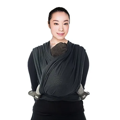 BB-Slen BDDBS 992-490 Babytragetuch aus Bio-Baumwolle, Moonshadow Jacquard, 490 cm