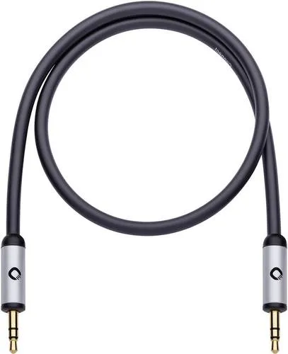 Klinke Audio Anschlusskabel 3.5 mm - 5 m von OEHLBACH - HiFi-Kabel mit vergoldeten Steckkontakten für optimale Signalübertragung und Langlebigkeit, ideal für hochwertige Audioverbindungen.
