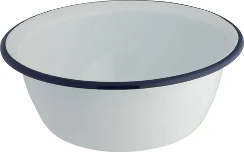 Schüssel, Emaille, weiß, Ø ca. 20 cm