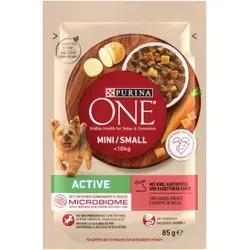 Purina One Mini Small Active Hundefutter 85 g