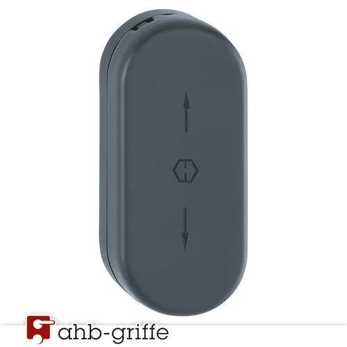 Hoppe Verdeckrosette schwarz matt