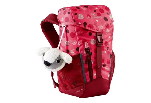 VAUDE Kinderrucksack Ayla - 6 L Wanderrucksack für Kinder in pink, wetterfest mit innovativem Tragesystem und abnehmbarem Spielball