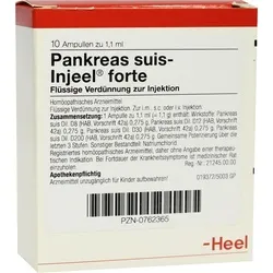 Pankreas Suis Inj Fo Org 10 ST von Heel