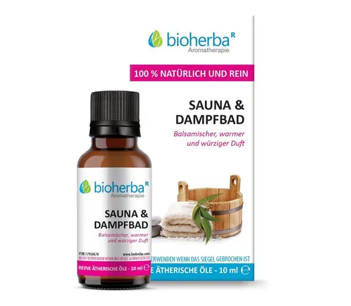 BIOHERBA R Pflege-Set Sauna & Dampfbad Duftkomposition 10 ml