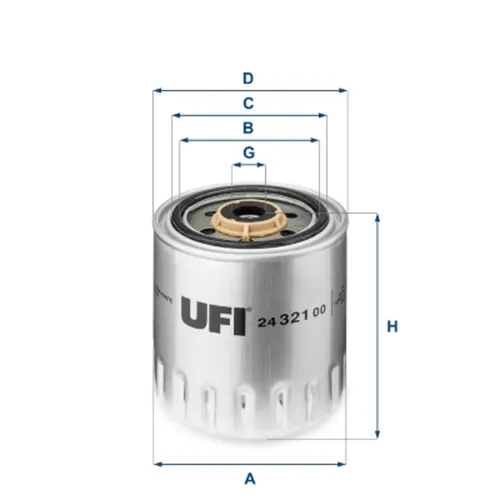 UFI Kraftstofffilter 24.321.00 von UFI