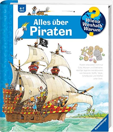 Wieso? Weshalb? Warum?, Band 40 - Alles über Piraten (Sachbuch ab 4 Jahre - mit Klappen): Alles uber Piraten (Kernreihe, 40)