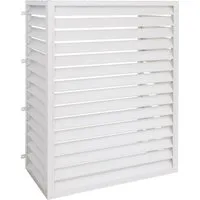 Verkleidung für Klimaanlage/Wärmetauscher MCW-O43, grau-weiß, 164x127x65cm