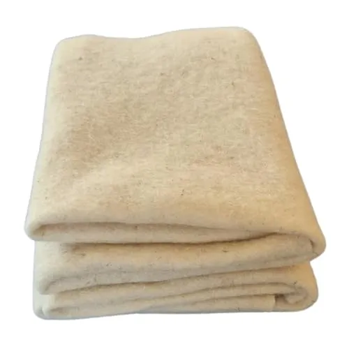 naturling Unkrautschutzmatte aus Schafwolle 100cm Breite in braun von naturling