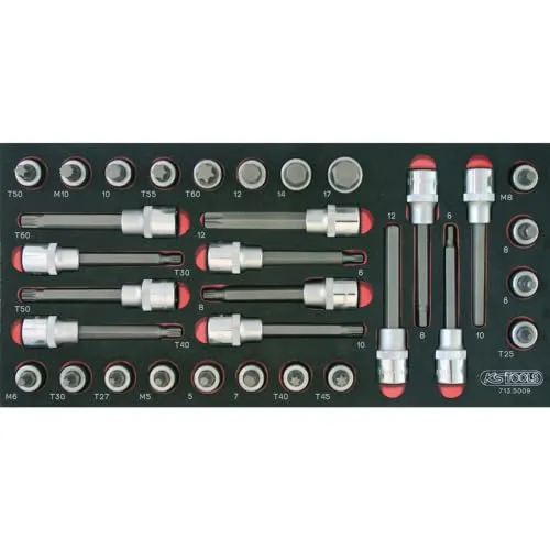 KS Tools 713.5009 Ultimate Modul de 32 DOUILLES Schraubendreher 1/2