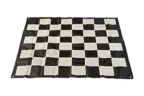 Übergames Garten Schach Matte - Perfekt für Garten Schachfiguren - Hochwertige Schachmatte für draußen, ideal für entspannte Spiele im Freien mit Freunden und Familie.