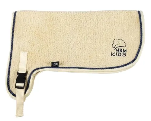 HKM Hobby Horsing Decke Teddy | aus kuscheligem Teddyfell | mit Stickerei | Beige