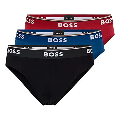 BOSS Herren Brief 3P CO/EL Slips, New-Open von BOSS