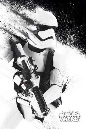 Poster Star Wars - Poster - EP7 Stormtrooper grey