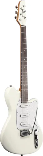 Ibanez ICHI100-VWM Vintage White - Ichika Nito Signature - Gitarren mit Nyatoh-Korpus und 3x ICHI-S Tonabnehmer, perfekt für kreative Musiker, die einen einzigartigen Vintage-Look und Klang suchen.