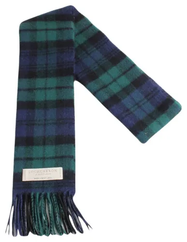 Locharron of Scotland Unisex Tartan Wolle Schal - Marine