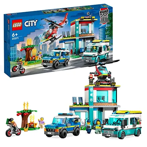 LEGO 60371 City Hauptquartier der Rettungsfahrzeuge
