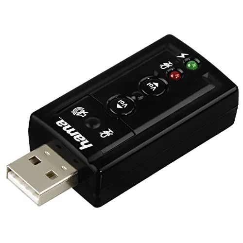 Hama 7.1 Surround USB-Flash-Laufwerk, Schwarz von Hama
