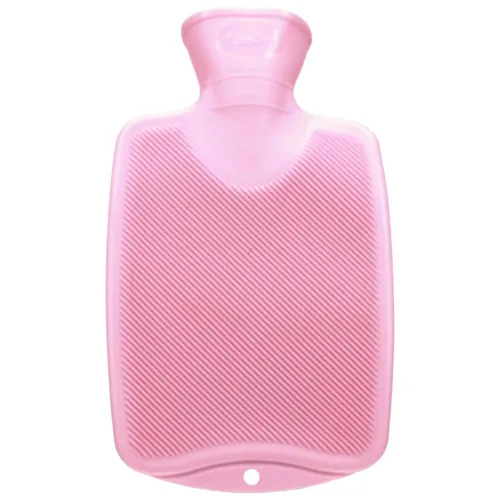 Fashy Doppellamelle Wärmflasche 0,8L rosa