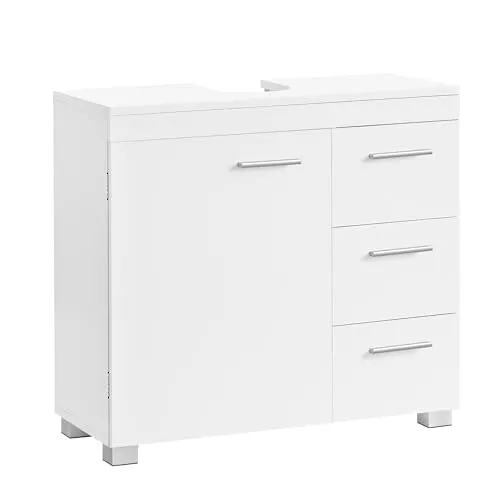 VASAGLE Waschbeckenunterschrank mit 3 Schubladen