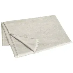 Blomus Decke Melange, Kuscheldecke Moonbeam 130 x 200 cm - Wolldecke aus 61% Viskose, ideal für gemütliche Abende. Verfügbar in eleganten Farben wie Moonbeam, Fungi und Steel Gray.