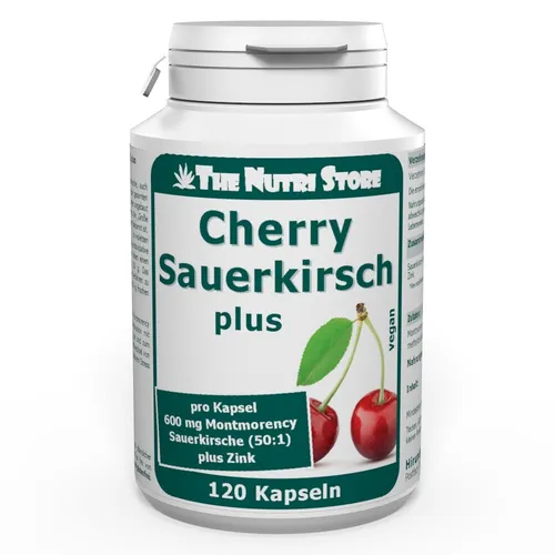 Cherry Sauerkirsch 600 mg Konzentrat 50:1 vegane Kapseln 120 Stk. PZN: 17284378