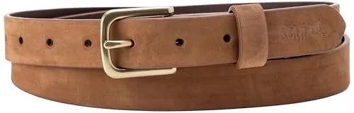 Levi's Herren Men's New Narrow Normal Buckle Belt, TAN, 105 in beige von Levi's