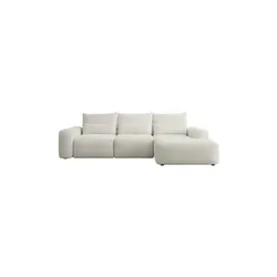 Selsey Ecksofa CARNOS mit Schlaffunktion und Bettkasten - Ecksofa in stilvollem Design, wasserfester Chenille-Bezug und praktische Schlaffunktion für zwei Personen – ideal für Gäste und mehr Stauraum!