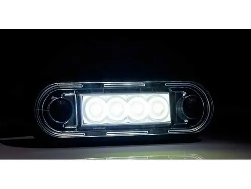 LED UMRISSLEUCHTE WEISS 4 LED  84,2 x 27,7 mm SUPER FLACH UNI 12-36 VOLT FT-073