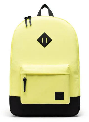 Herschel Heritage Rucksack 45 cm - Highlight Black - Stylischer Rucksack aus strapazierfähigem Baumwolle Canvas, mit 15
