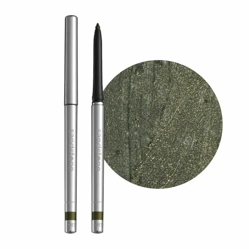 Sandstone Scandinavia Hypoallergener Eyeliner Metallic (Green Envy) | Wasserfest, Vegan und Tierversuchsfrei | Parfümfrei und für empfindliche Augen