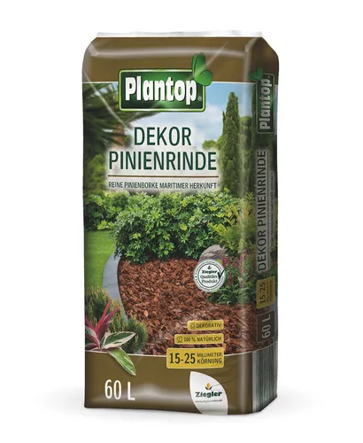 Bodengold Premium Pinienrinde 15-25mm 60L Rindenmulch Gartenabdeckung