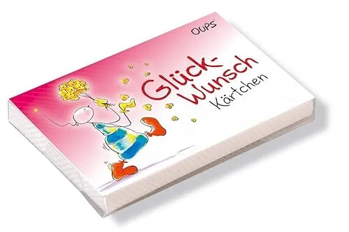 Produktbild Oups Kärtchenbox: Glückwunsch Kärtchen