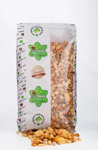 Nussmix - Nussmischung mit Rosinen - Knabberspass mit Mais - 1 kg