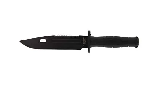 HERBERTZ Gürtelmesser mit Kunststoffscheide – Schwarz – 532613