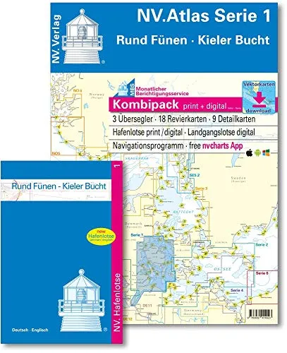 NV. Atlas Serie 1: Rund Fünen und Kieler Bucht (inkl. CD-ROM & App)