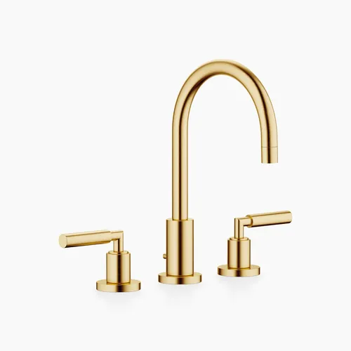 Dornbracht TARA Dreiloch Waschtischbatterie in gold von Dornbracht