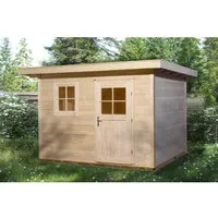 weka Gartenhaus 170 Gr.3 natur - Gartenhaus aus hochwertigem, unbehandeltem Holz, ideal für die Aufbewahrung von Gartenutensilien und als gemütlicher Rückzugsort.