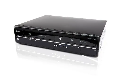 Funai WD6DM100 2-in-1 DVD/VCR-Rekorder schwarz - DVD-Video-Rekorder-Kombinationen mit VHS Wiedergabe und Aufnahme, bietet 1080P Upscaling für beste Bildqualität.