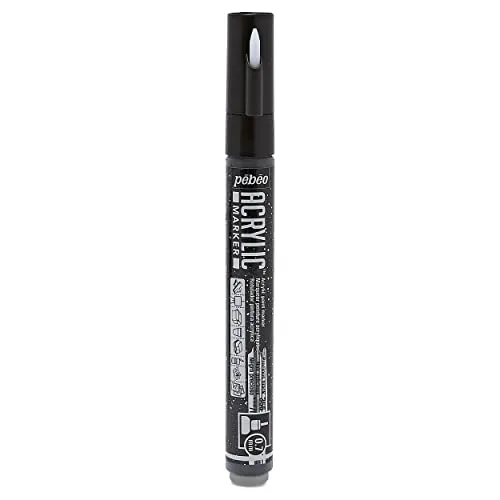 Pebeo Deco Marker, Precious schwarz, 0,7 mm