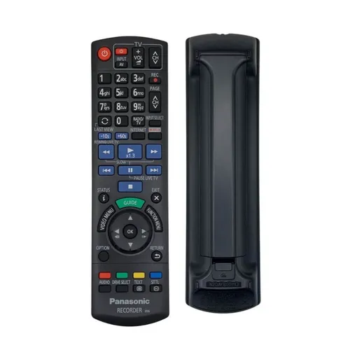 Panasonic N2QAYB001113 Fernbedienung für TV-Geräte - Schwarz - Original Panasonic N2QAYB001113 Fernbedienung für eine einfache Steuerung von Panasonic Fernsehern. Plug & Play-Funktionalität, ergonomisches Design und schnelle Signalübertragung für ein angenehmes Nutzungserlebnis.