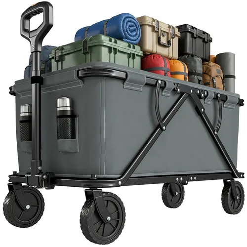 Outsunny Klappbarer Gartenwagen 120 kg