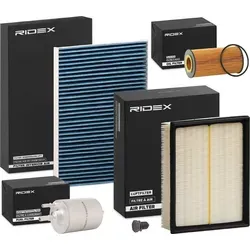 RIDEX Filterset Inspektionspaket Filtersatz für AUDI A4 Avant (8ED, B7) A4 Limousine (8EC, B7) für SEAT Exeo ST (3R5)