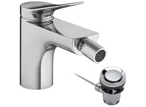 hansgrohe Vivenis Bidetarmatur 75200000 - Sonstige Armaturen mit Zugstangen-Ablaufgarnitur, ideal für Komfort und Stil im Badezimmer, aus hochwertigem Chrom für langlebige Eleganz.