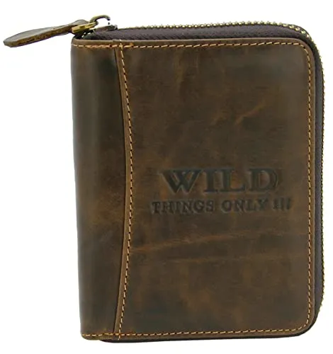WILD THINGS ONLY !!! Herren Brieftasche mit Reißverschluss