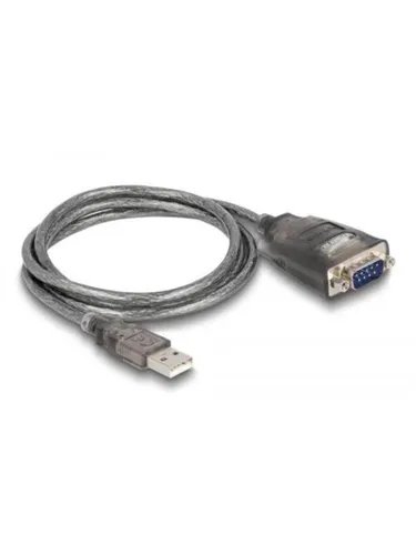 DELOCK USB 2.0 Adapter Typ-A auf Seriell RS-232 D-Sub 9 Pin - Sonstige Kabel & Adapter, ideal für die Verbindung älterer Geräte mit modernem USB-Anschluss.