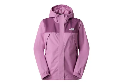 The North Face Damen Antora Rain Jacke - Wetterfest und Atmungsaktiv (Größe XL, rosa) - Elegante, wetterfeste Jacke für optimalen Tragekomfort bei jedem Wetter. Ideal für Outdoor-Aktivitäten und den Alltag.