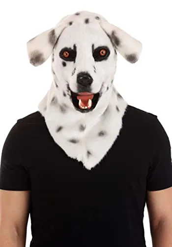 Fun Costumes Mouth Dalmatian Mover Mask Standard in weiß von Elope